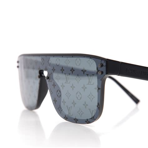 louis vuitton all black sunglasses round|louis vuitton sunglasses men monogram.